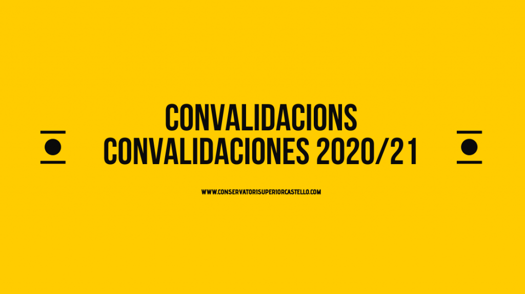 Convalidacions 2020/21