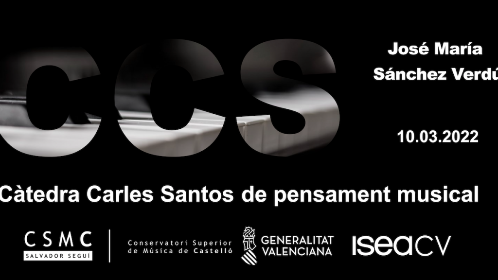Conferencia de José María Sánchez Verdú