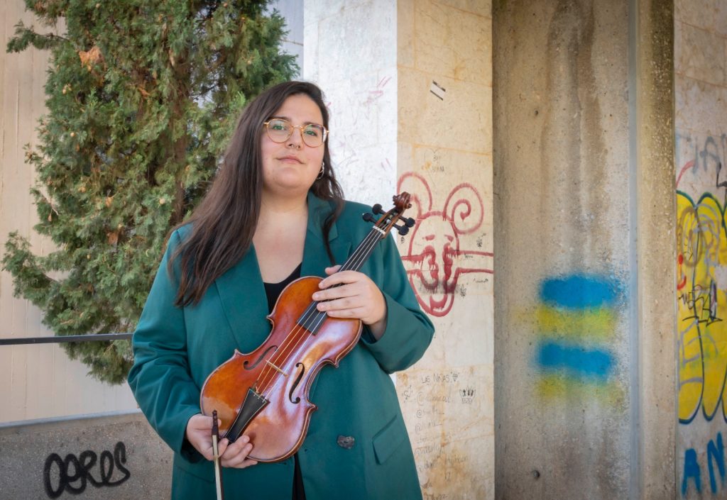 María Hernández, violinista titular de la EUBO